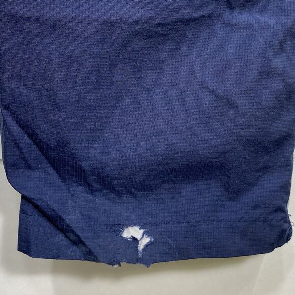 Vintage Reebok Men's Medium Windbreaker Navy Blue Track Pants Activewear Pants - Picture 9 of 12